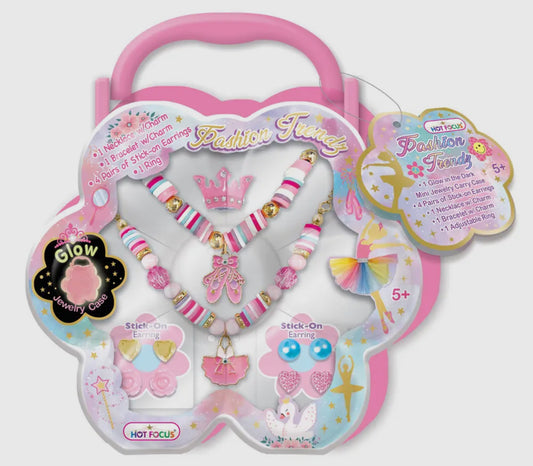 Ballet necklace & bracelet set