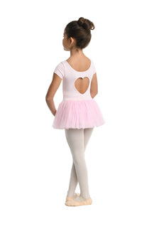 Cap Sleeve Dress w/Heart Back