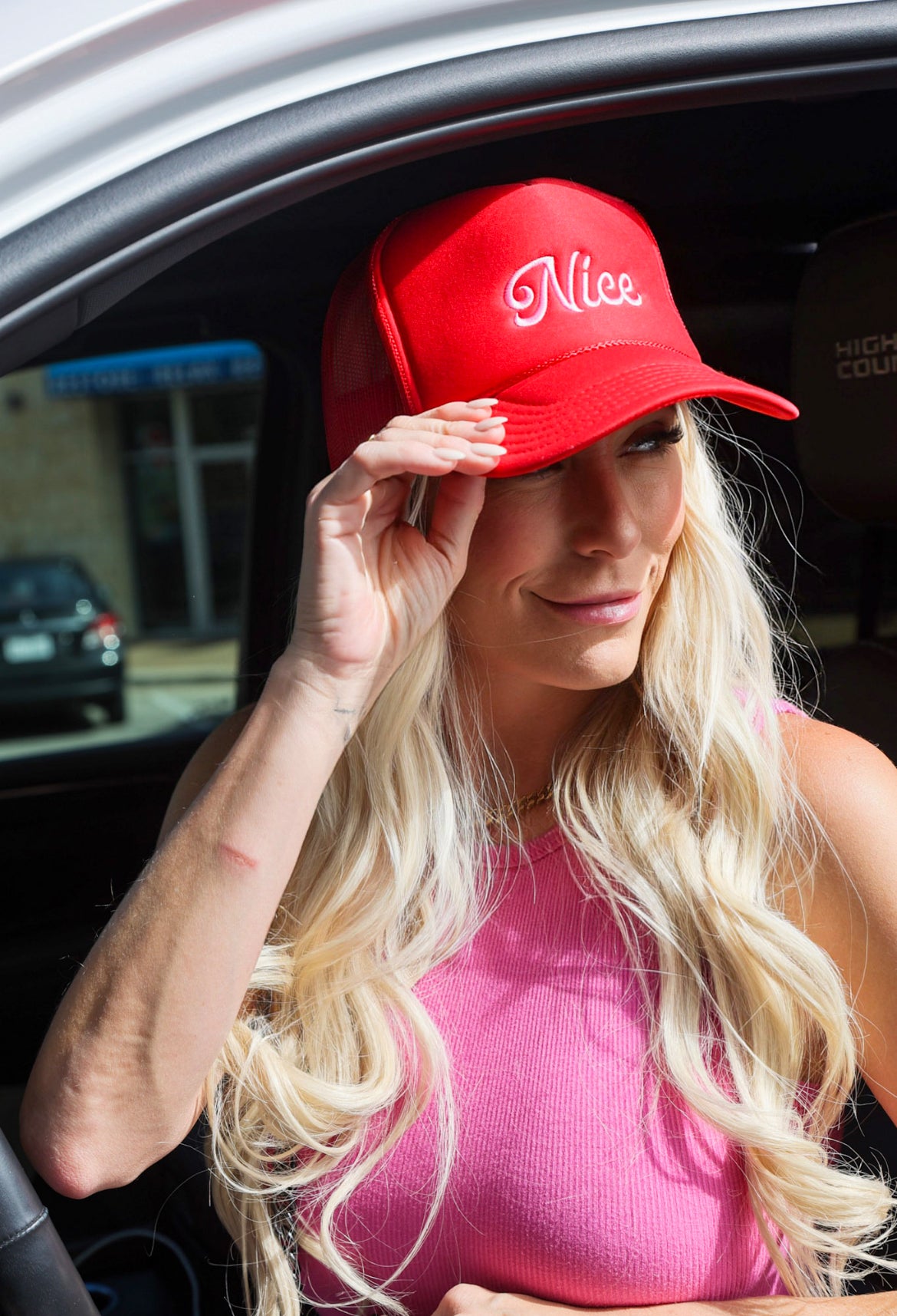 Nice Embroidered Trucker Hat