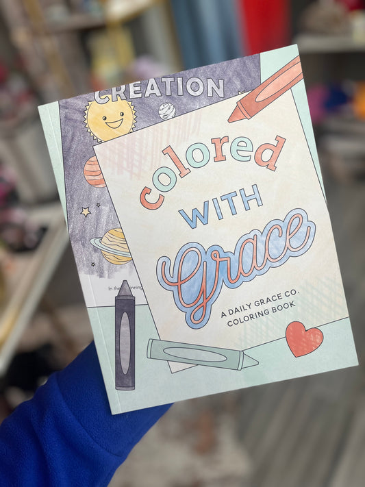 "Colored with Grace" Coloring Book