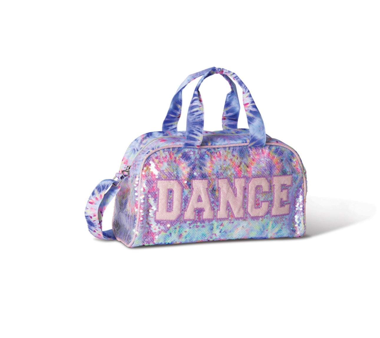 Groovy Sparkle Tye Dye Dance Tote