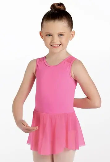 Kids Mesh Shoulder Dress