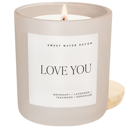 Love You 15 oz Soy Candle