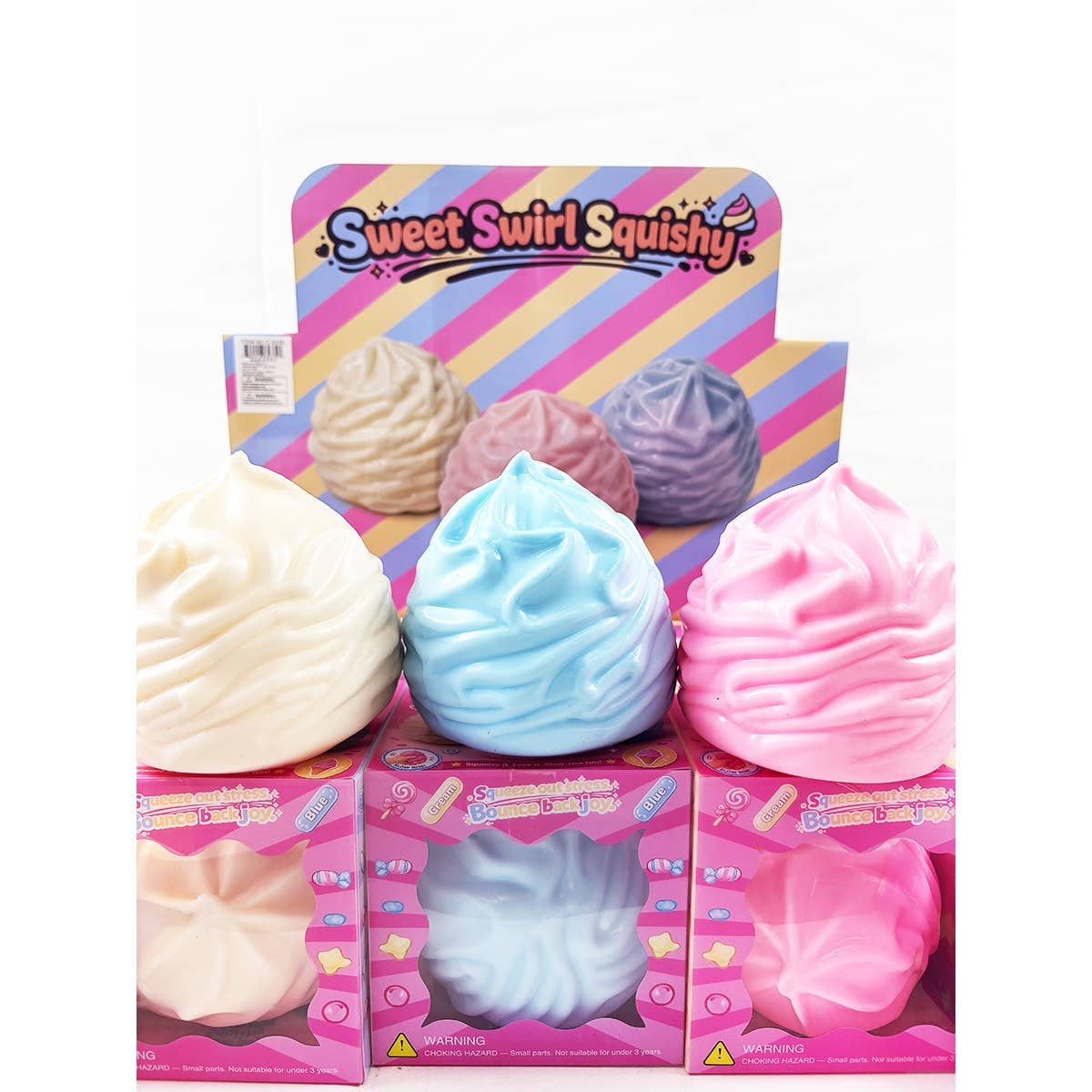 Jumbo Squishy Cream Roll
