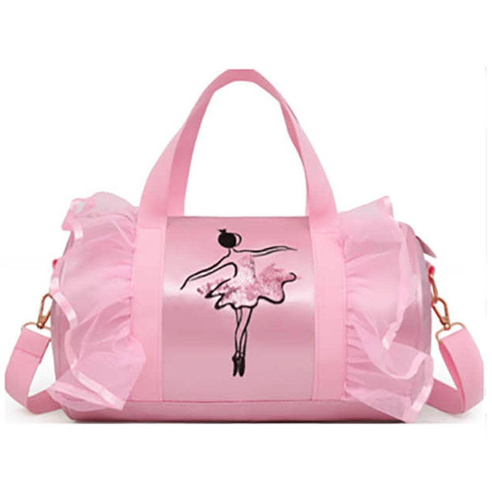 Pink Ballerina Ruffle Duffle