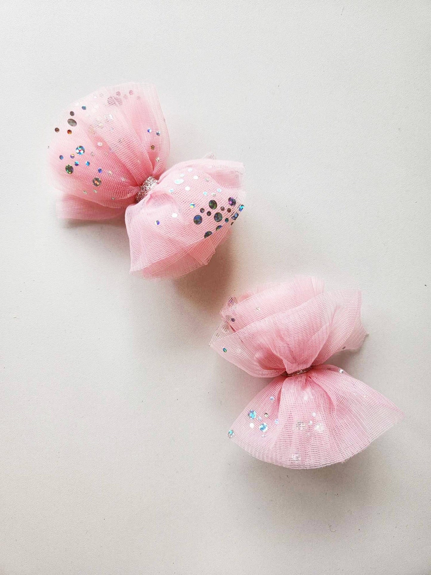 Tulle Hair Bow Clip Set