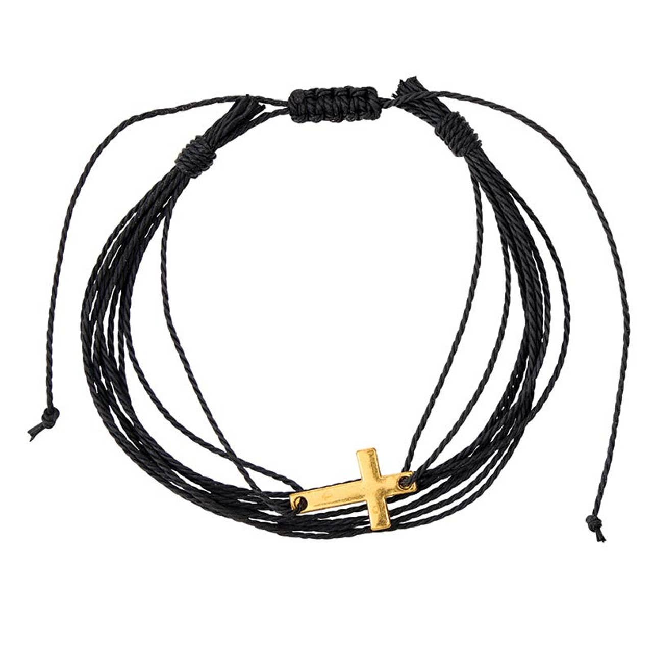 Faithful Findings Woven Cross Bracelets