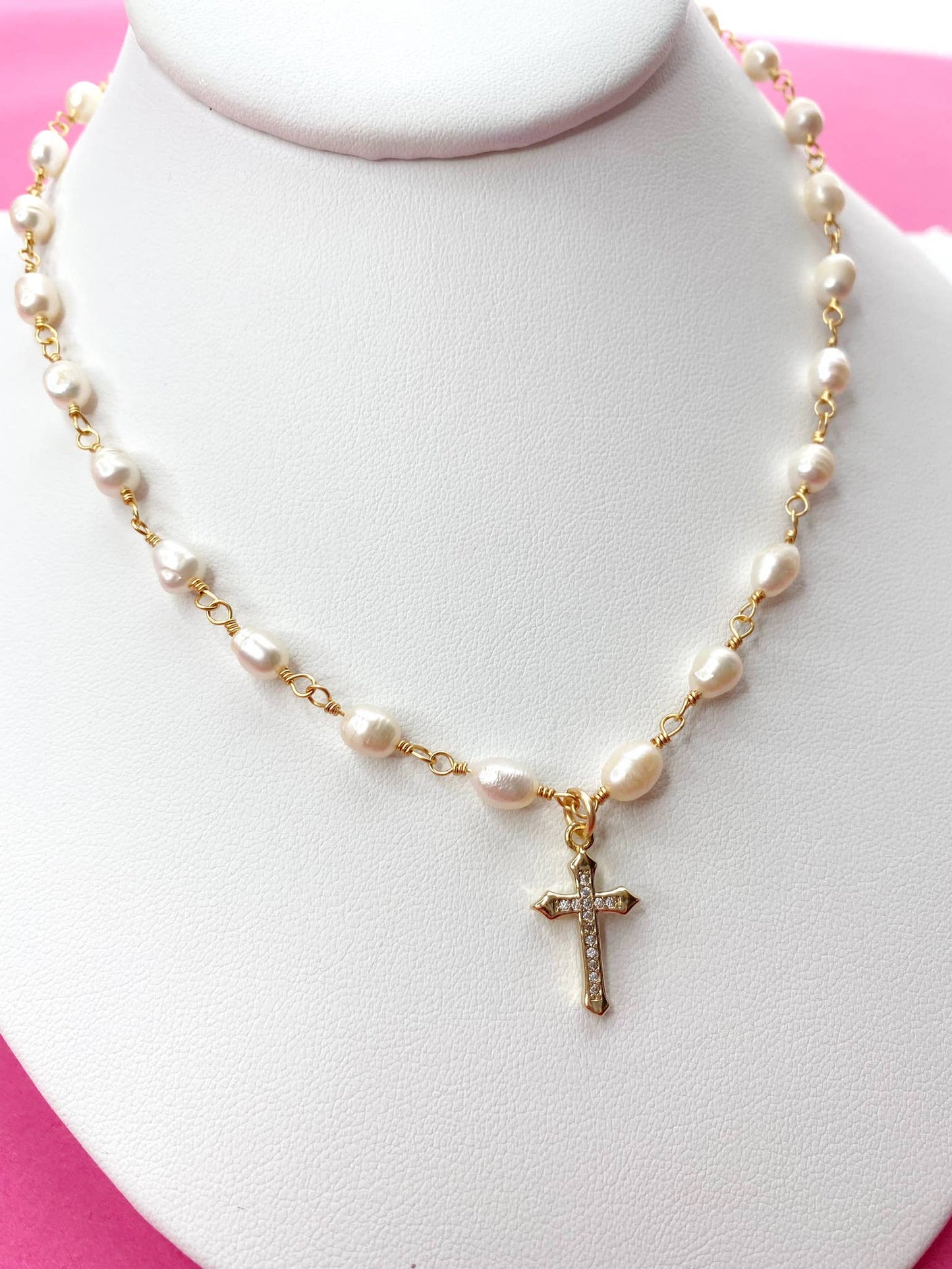 Jacee Cross Necklace *FINAL SALE*