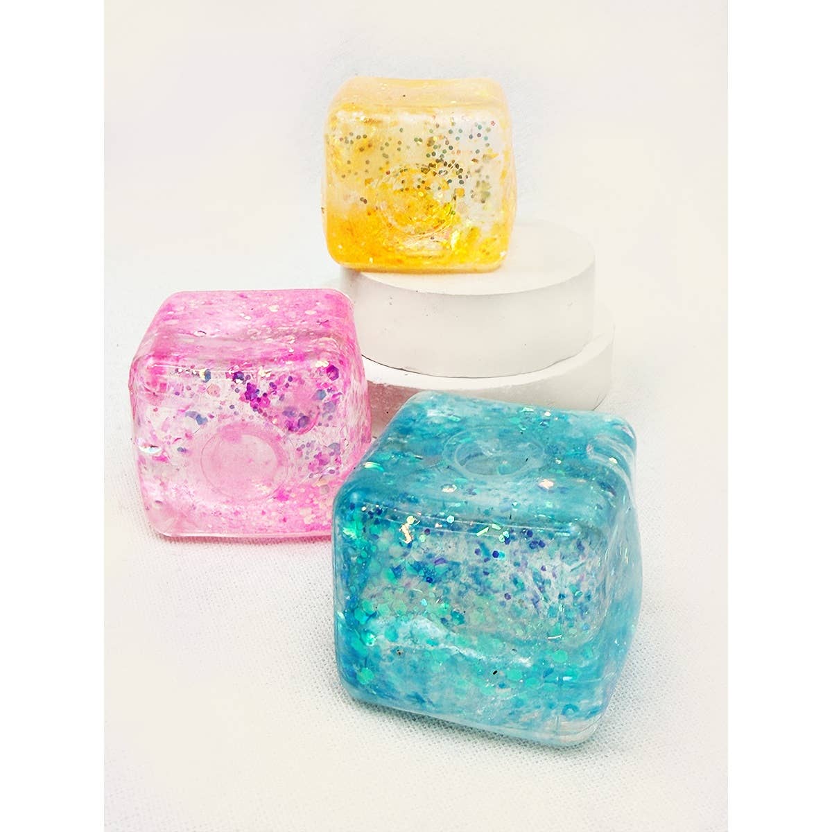 Glitter Cube Squish