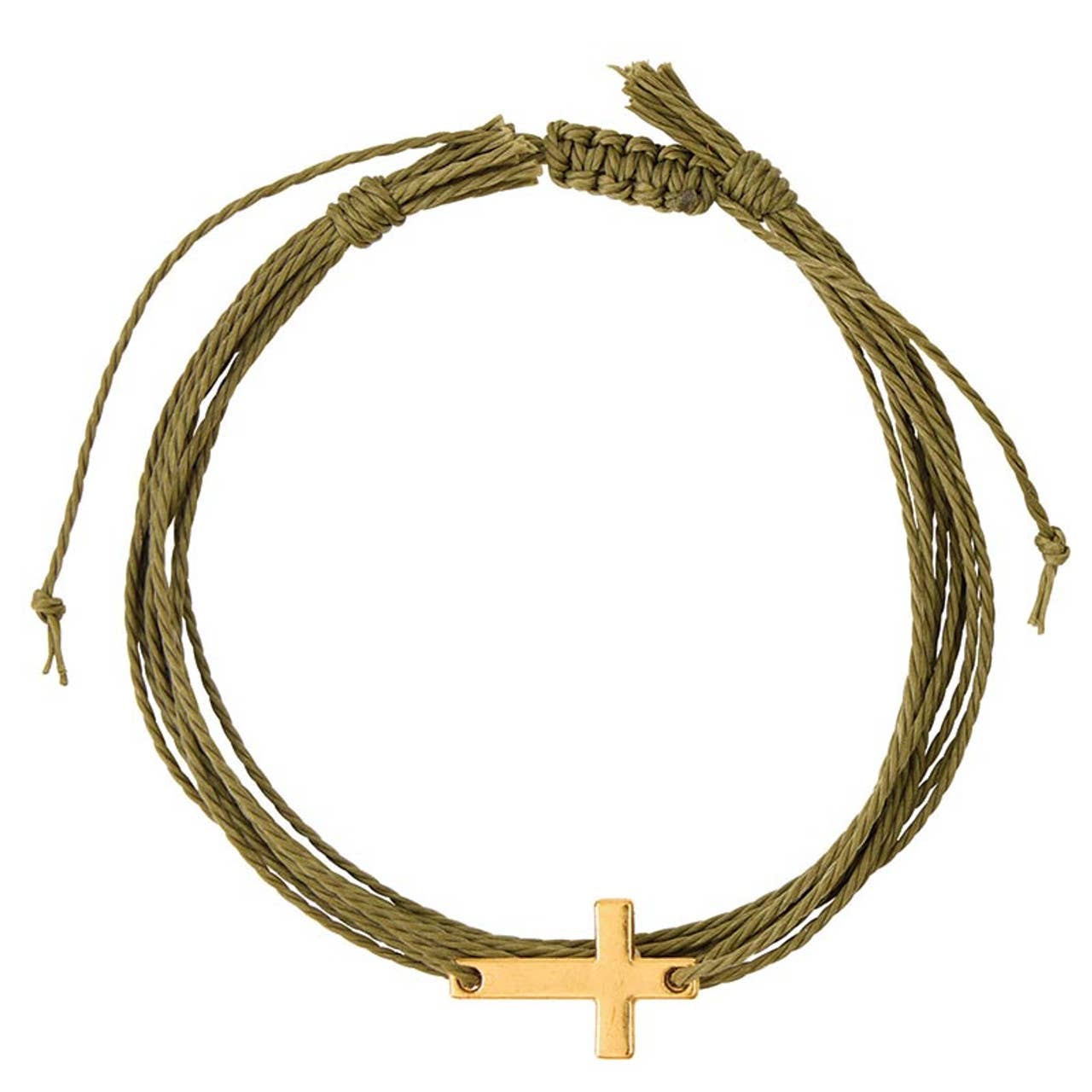 Faithful Findings Woven Cross Bracelets