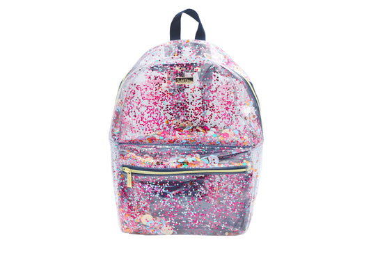 Confetti Clear Fashion Backpack