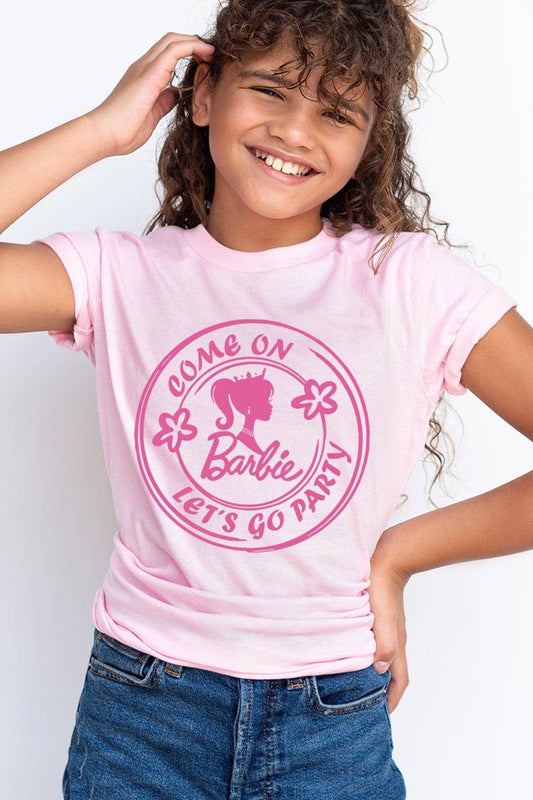 Come on Barbie Kids Graphic T